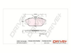Dr!ve+ DP1010.10.0872 set placute frana,frana disc