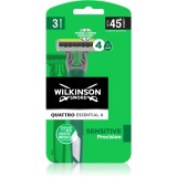 Wilkinson Sword Quattro Essential 4 Sensitive Precision aparat de ras de unică folosință 3 buc