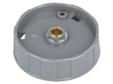 Buton rotativ negru ABS &Oslash;50x15,5mm pentru montaj &Oslash;6mm