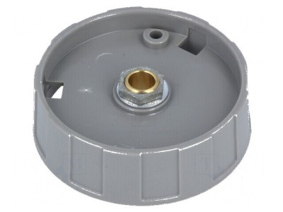 Buton rotativ negru ABS &amp;Oslash;50x15,5mm pentru montaj &amp;Oslash;6mm foto