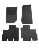 Set covorase auto din mocheta Jeep Wrangler Iii (Jk) 2007-2018, Negru, 4 Buc.