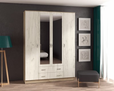Dulap Garmonia 4U, 160x50x220 cm, Stejar k001+k002 foto