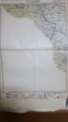 Harta Flăm&amp;acirc;nda , Negotin, G&amp;acirc;rla Mare, Urovica, Grci, Jud. Mehedinți, 1929 foto