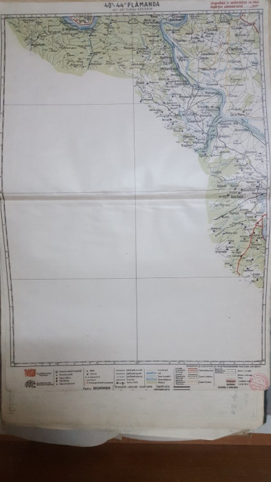 Harta Flăm&acirc;nda , Negotin, G&acirc;rla Mare, Urovica, Grci, Jud. Mehedinți, 1929