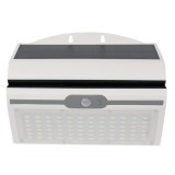 Lampa solara cu LED Butterfly, 4.5 W, lumina rece, cu senzor de miscare, alb, exterior