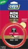Banda dublu adeziva gel Ceys Montack Express, montaj instant, 2,5 m x 19 mm