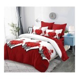 Cumpara ieftin Lenjerie de Pat Bumbac Finet, 6 Piese, Pat Dublu - CPL268