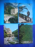 HOPCT LOT 2404 BAILE HERCULANE -JUD CARAS SEVERIN -4 CARTI POSTALE-CIRCULATE