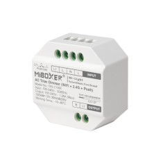 Controller Dimmer Led AC Triac, WiFi + 2.4Ghz + Push, Tuya, MiBoxer TRI-C1WR