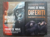 2 vol. Frans de Waal - Bonobo si ateul. In cautarea umanismului printre primate + Diferiti. Genul vazut de un primatolog (zoologie etologie biologie)