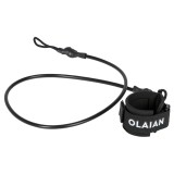 Leash cu m&acirc;ner Bodyboard 100 negru