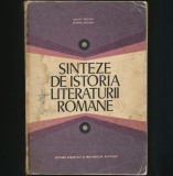 Cumpara ieftin SINTEZE DE ISTORIE / ISTORIA A LITERATURII ROMANE - SANDA RADIAN - LIMBA ROM&Acirc;NĂ, Didactica si Pedagogica