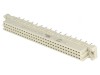 Soclu DIN 41612 tip C mamă 32 PIN THT aurit