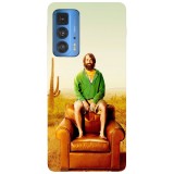 Husa compatibila cu Motorola Edge 20 Lite model The Last Man on Earth, Silicon, TPU, Viceversa, Transparent, Carcasa