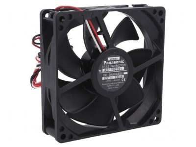 Ventilator axial 12V 92x92x25mm 67,8m3/h 25dBA cu bilă foto