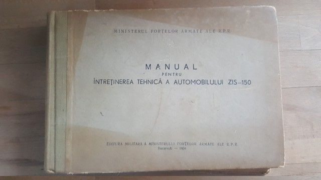 Manual pentru intretinerea tehnica a automobilului zis-150