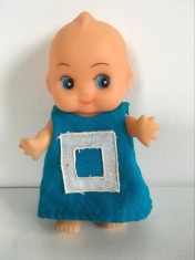 * Papusa Kewpie expresiva, 14 cm, vintage, cauciuc foto