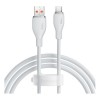 CABLU alimentare si date Baseus Pudding, Fast Charging Data Cable pt. smartphone, USB la USB Type-C 100W, 1.2m, alb &quot;P10355703221-00&quot; (timbru verde 0.