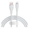 CABLU alimentare si date Baseus Pudding, Fast Charging Data Cable pt. smartphone, USB la USB Type-C 100W, 1.2m, alb &quot;P10355703221-00&quot; (timbru verde 0.