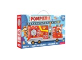 Puzzle Pompierii, - Editura Mimorello