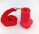 Shot cu Snur, Plastic ABS, Rosu