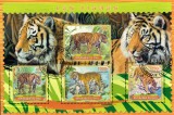 Mali 2022 Tigri: Set Complet Colita + Bloc, Timbre Straine Africa, Tema Animale, Colectie Filatelie