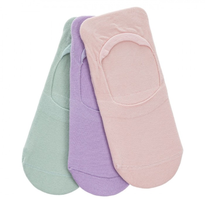 șosete Dama, Invizibile, Set 3 Perechi, Multicolor