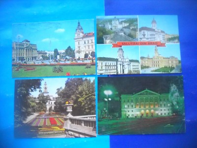 HOPCT LOT 2756 ARAD--4 CARTI POSTALE-CIRCULATE foto