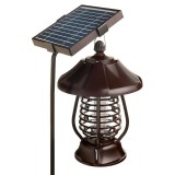Lampa solara pentru gradina eMazing, anti-insecte, tantari, muste, UV, LED, material ABS, putere 5W, 1.2 V, autonomie 8 ore, 2 moduri de functionare,