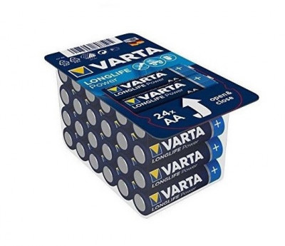 Baterie Varta LongLife Power AA R6 1,5V alcalina set 24 buc. foto