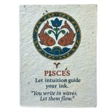 Agenda Zodiac realizata din hartie Lotka, in stil tibetan - Pesti