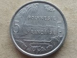 POLINEZIA FRANCEZA-5 FRANCS 1975
