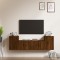 vidaXL Set dulapuri TV, 4 piese, stejar maro, lemn prelucrat 3188549