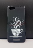 Toc Back Case Design Coffee ZTE Axon 7