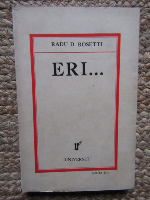 Radu D.Rosetti - Eri...