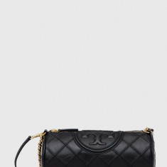 Tory Burch poseta de piele culoarea negru