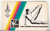 Bnk cld Calendar de buzunar - 1980 - URSS - Jocurile Olimpice Moscova