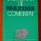 Dictionar de maxime comentat - Tudor Vianu, Ed. Stiintifica, 1971