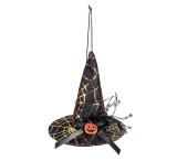 Cumpara ieftin Palarie Halloween Vrajitoare textil multicolor &Oslash; 10 cm x 11 H