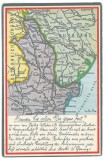 5692 - MAP, Radauti, Suceava, Botosani, Ploiesti, Rm. Sarat, Buzau, Tulcea, - old postcard - unused