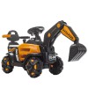 Masinuta Electrica Flippy, Tip Excavator, Brat Electric cu Maneta de Control, Spatar si Bare Laterale, Sistem Muzica si Lumini, 1-8 Ani, 72 x 36 x 50