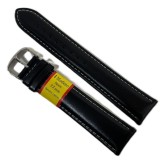 Cumpara ieftin Curea Ceas XXL Piele Naturala Neagra 18mm 20mm 22mm 24mm WZ4459