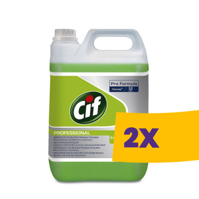 Cif Pro Formula Dishwash Extra Strong Lemon Foly&amp;eacute;kony k&amp;eacute;zi mosogat&amp;oacute;szer 5L (Karton - 2 db) foto