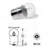 Bec Pozitie 24V 5W R5W BA15S Incandescent Lohuis (10 buc/cutie) Camion, Autobuz