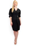 Rochie Dama Cate Midi Neagra - S(36)