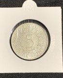 Moneda 5 mărci 1973 D RFG argint