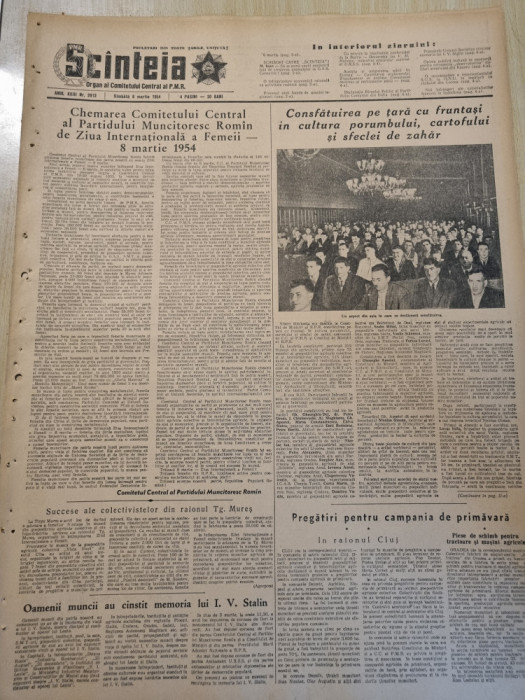 scanteia 6 martie 1954-targu mures,cluj,procesul unei bande de asasini legionari