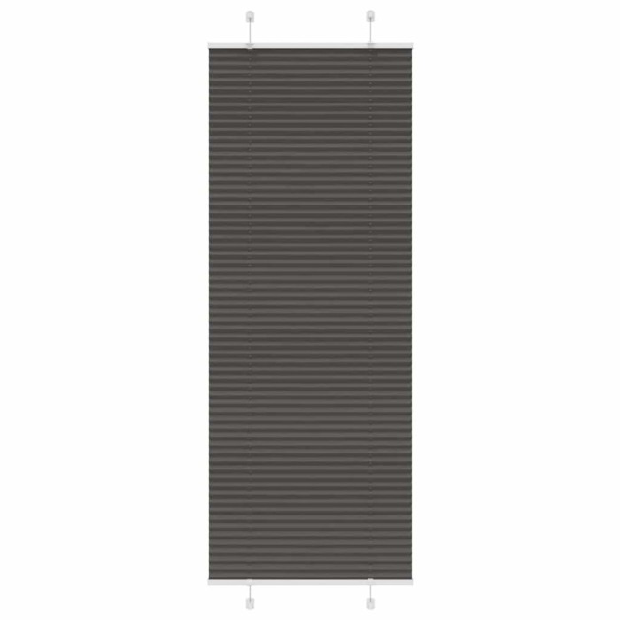 Jaluză plisată negru 75x200 cm Lățime țesătură 74,4cm poliester