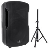 Boxa activa 400W RMS cu stativ, difuzor 38 cm, Boomtone DJ