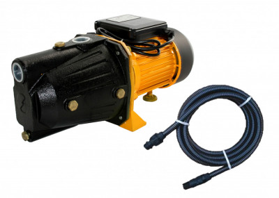 Kit pentru irigat, pompa autoamorsanta Maxima JY100A 1100W + furtun de aspirare 7m foto